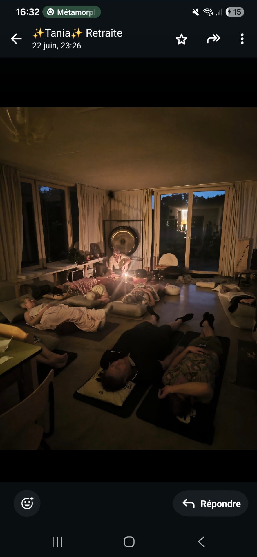 Gong Bath de nuit à la bougie pendant la retraite d'été 2026
