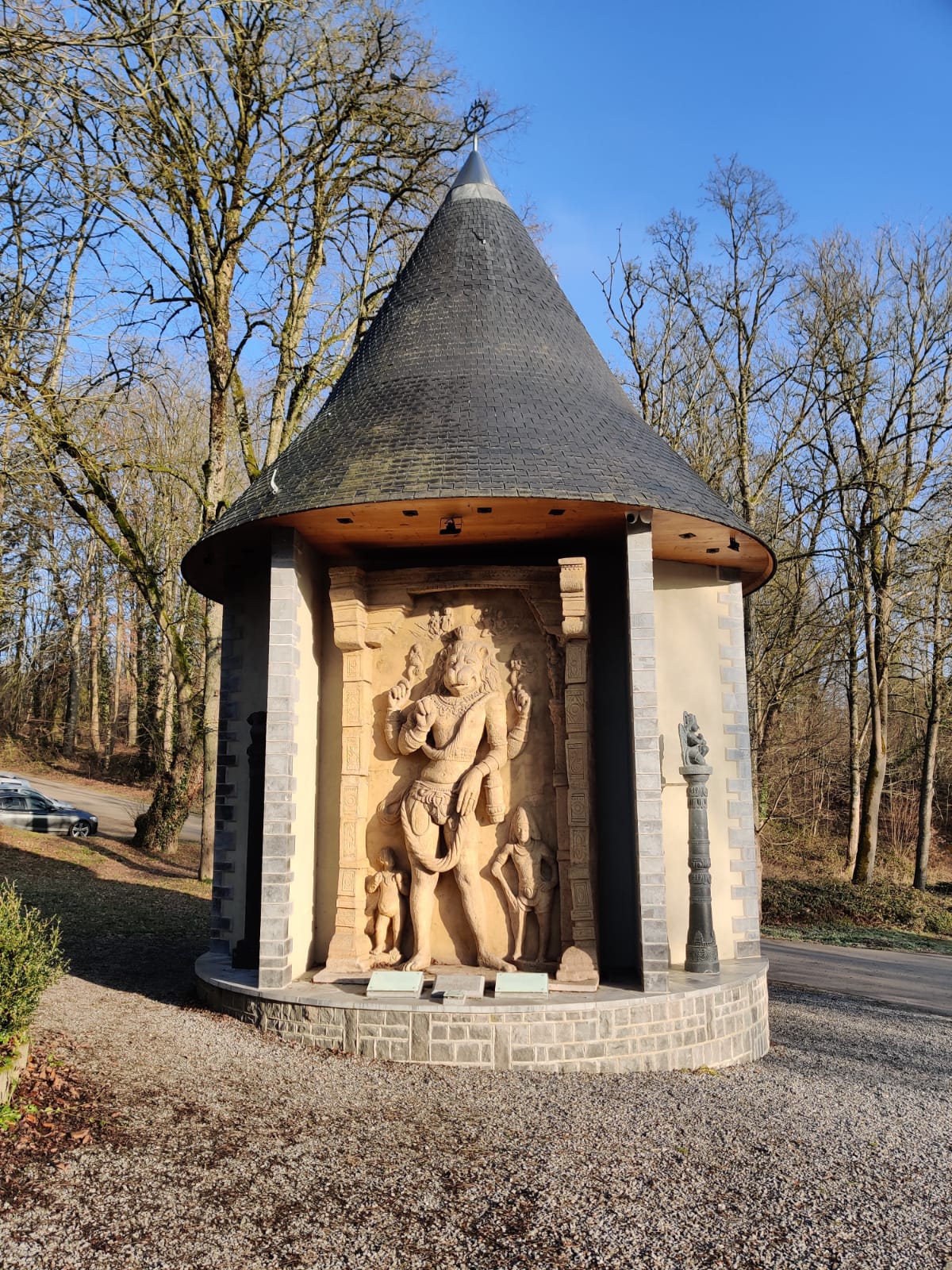 Temple de Narasimha au Domaine de Radhadesh